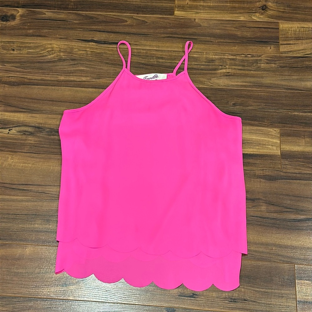 Hot pink tank top